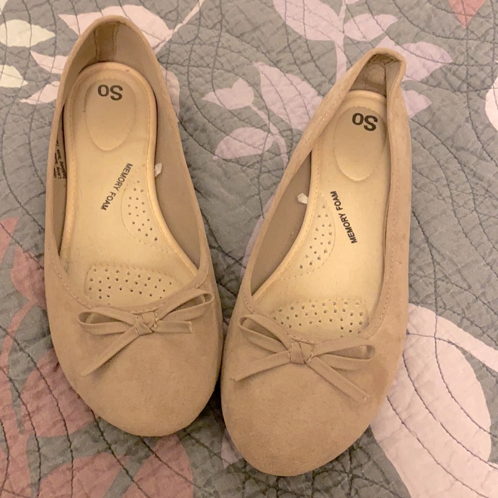 Mauve flats memory foam